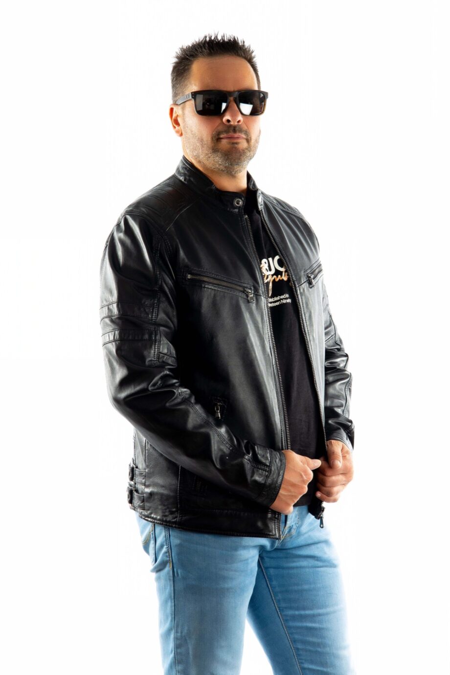 Biker de piel RIOT