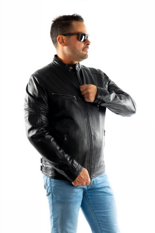 Biker de piel RIOT - Imagen 3
