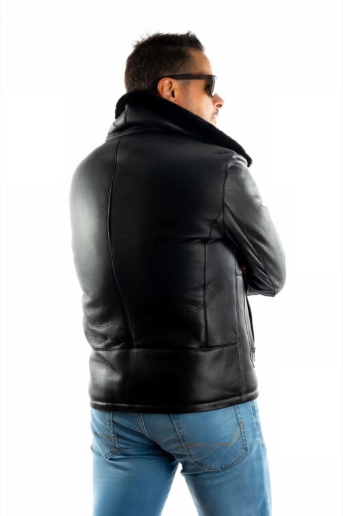 Chaqueta de piel doble face DERECK - Imagen 5