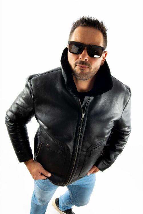 Chaqueta de piel doble face DERECK - Imagen 3