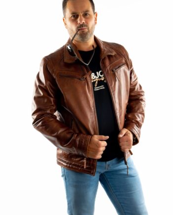 Chaqueta de piel ZEUS