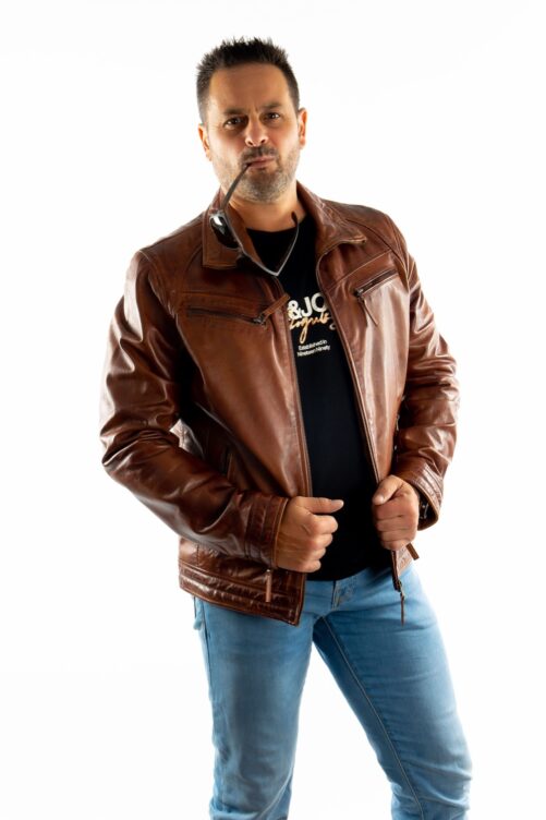Chaqueta de piel ZEUS