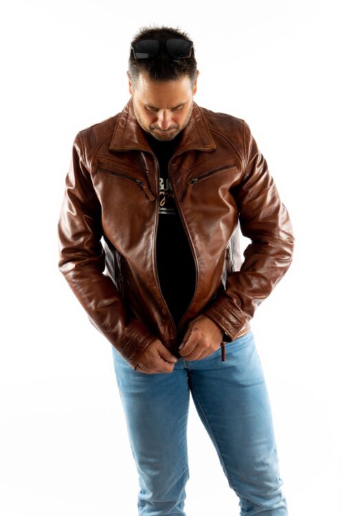 Chaqueta de piel ZEUS - Imagen 9