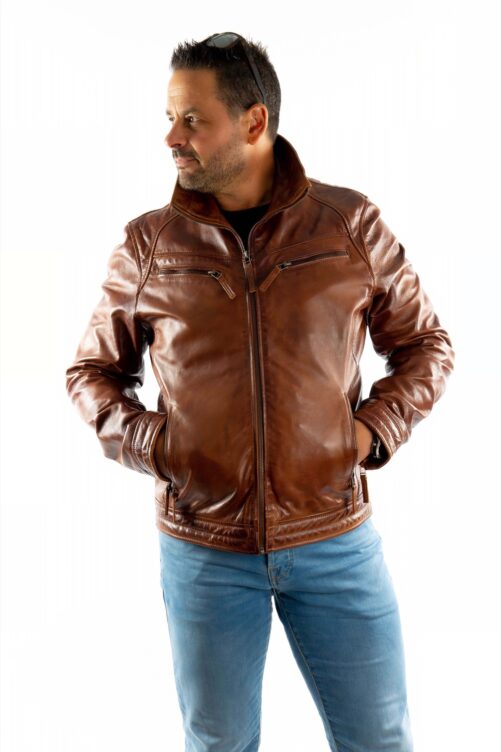 Chaqueta de piel ZEUS - Imagen 8