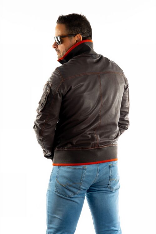 Bomber de piel CHAGRA - Imagen 5