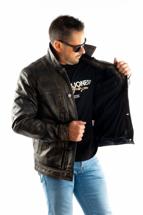 Chaqueta de piel BEN - Imagen 3