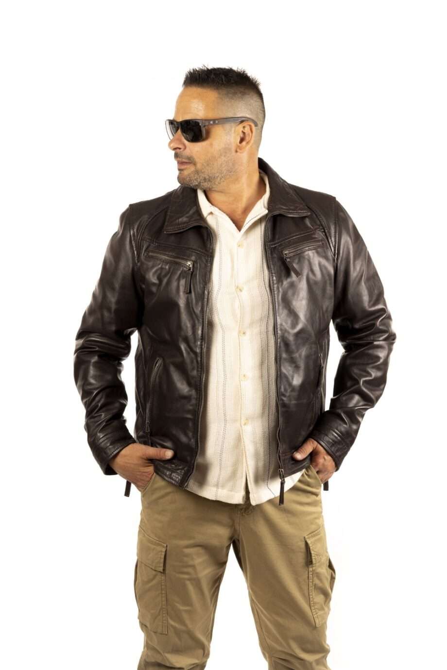 Chaqueta de piel ZEUS
