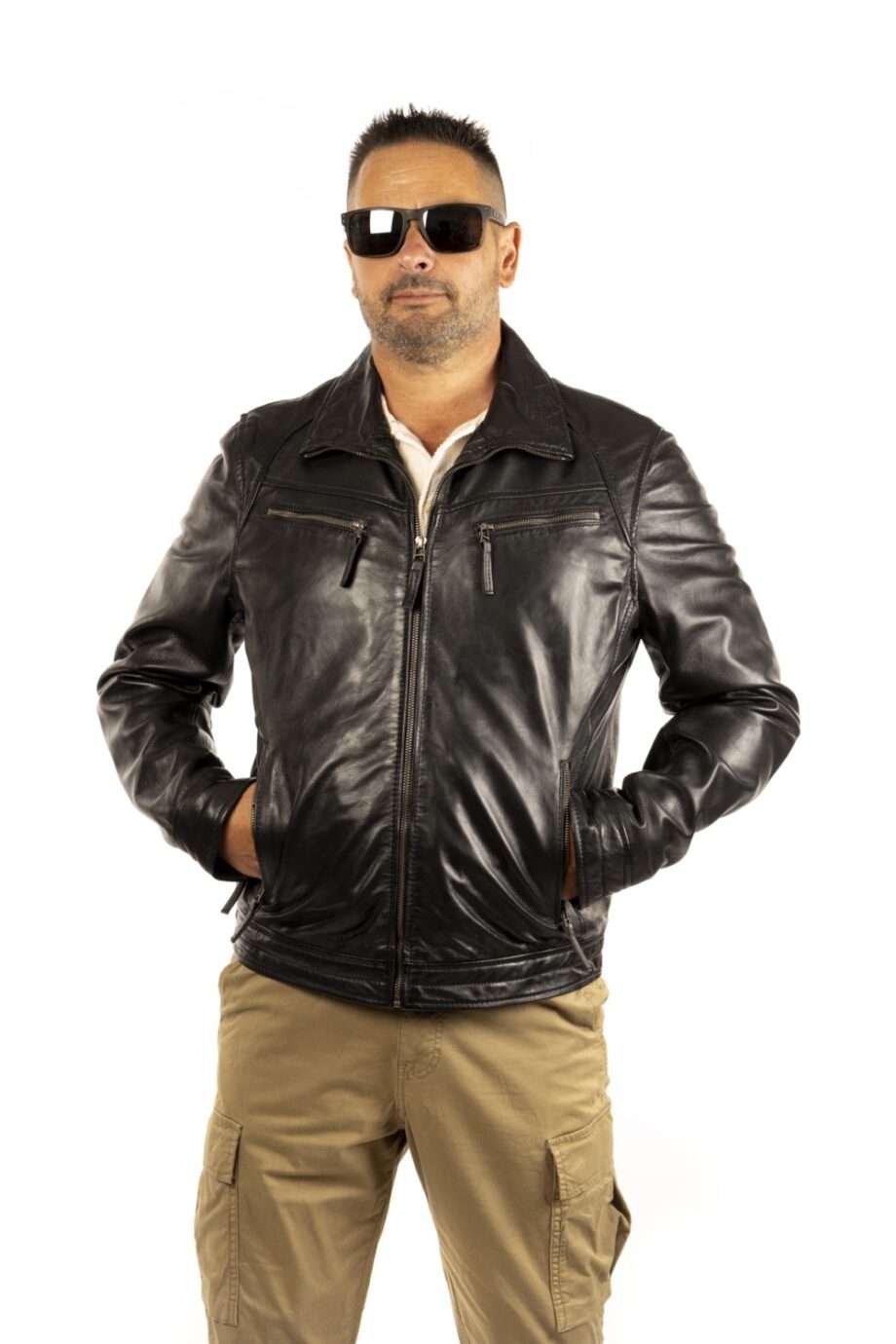 Chaqueta de piel ZEUS