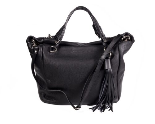 Bolso de amplio de piel. - Imagen 3