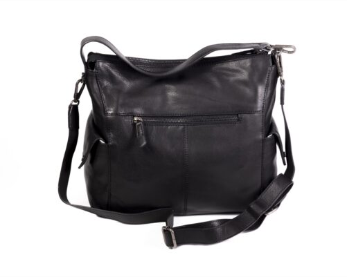 Bolso de piel con bolsillos. - Imagen 4