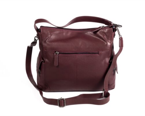 Bolso de piel con bolsillos. - Imagen 3