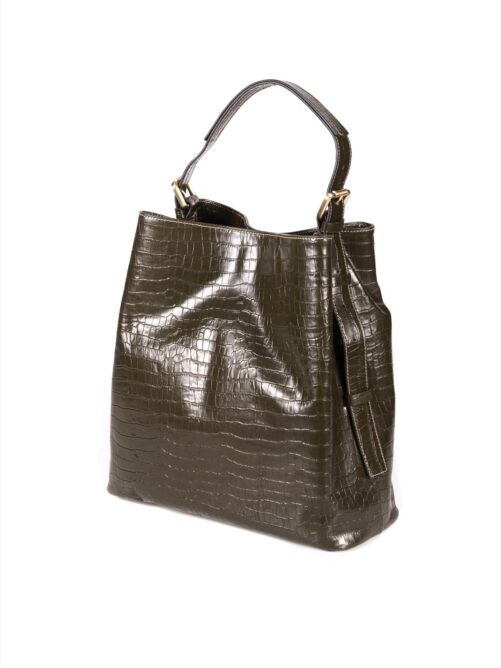 Bolso de piel con asa extensible - Imagen 16