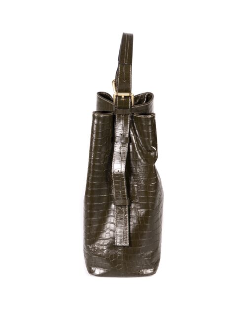 Bolso de piel con asa extensible - Imagen 15