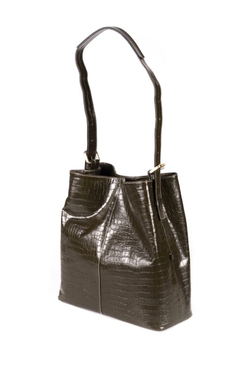 Bolso de piel con asa extensible - Imagen 14