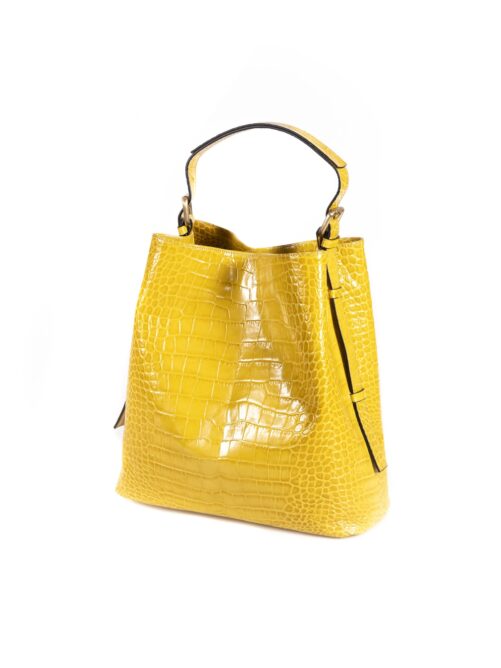 Bolso de piel con asa extensible - Imagen 12