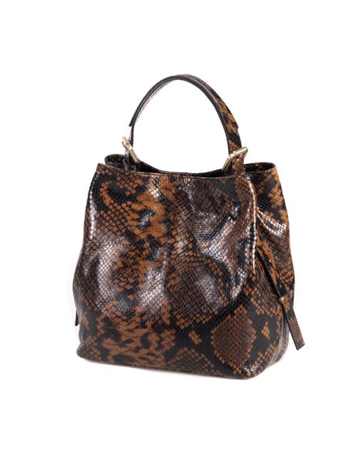 Bolso de piel con asa regulable. - Imagen 5