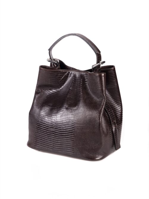 Bolso de piel con asa regulable. - Imagen 2