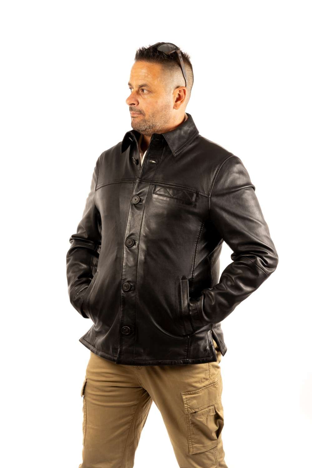 CHAQUETA DE PIEL KYNLEY