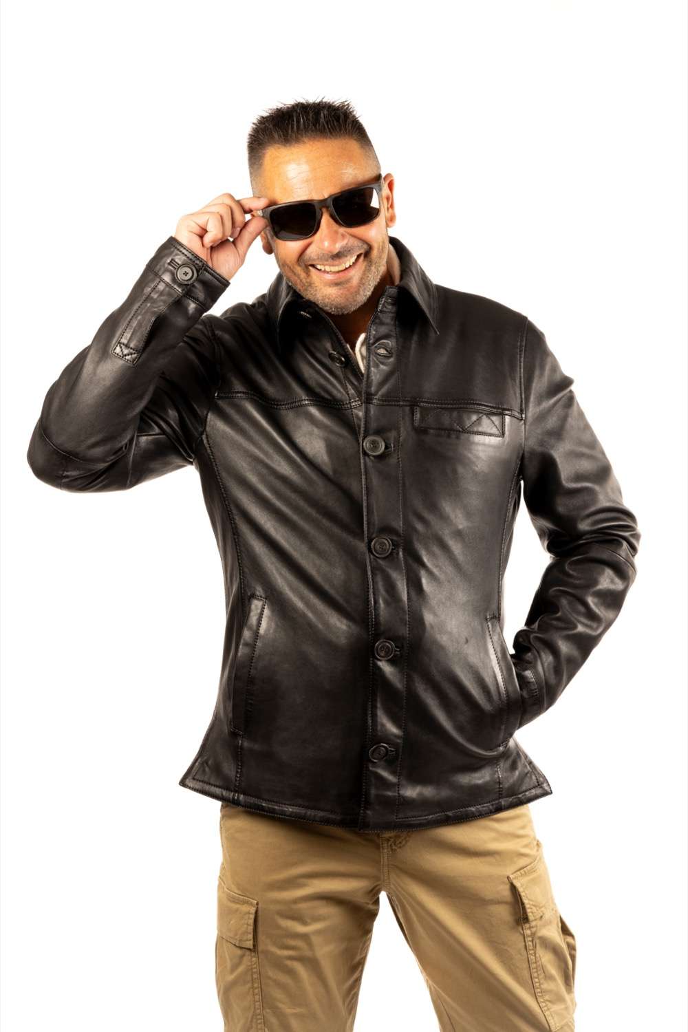 CHAQUETA DE PIEL KYNLEY