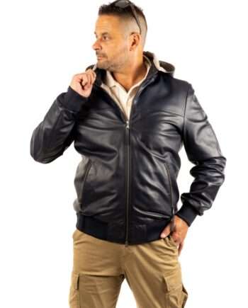 CAZADORA DE PIEL KABIZ