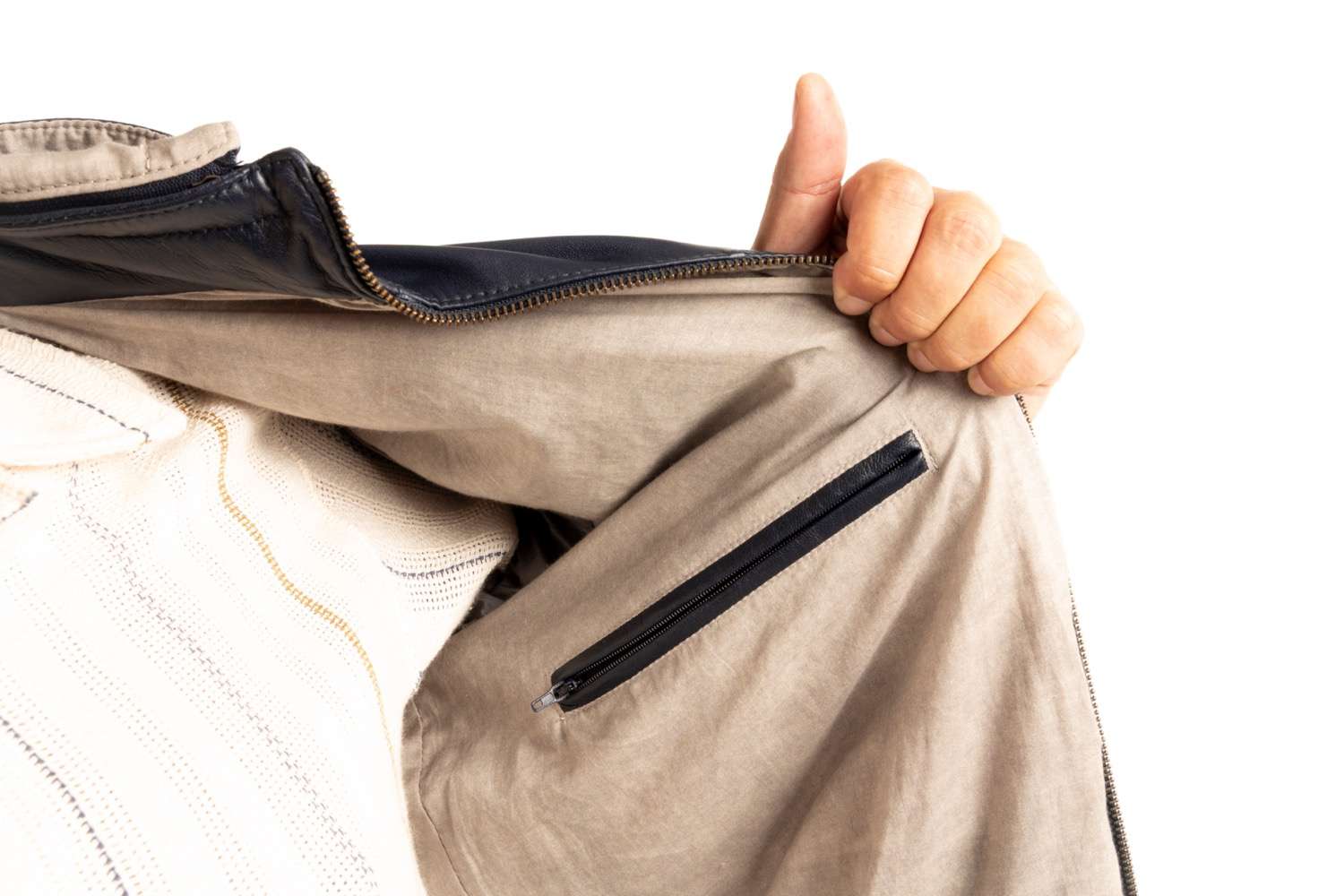 CAZADORA DE PIEL KABIZ