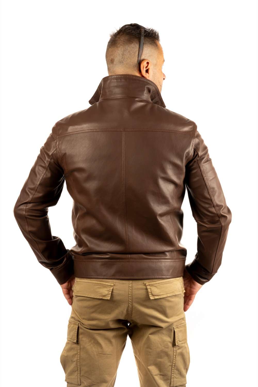 CHAQUETA DE PIEL SATURNO