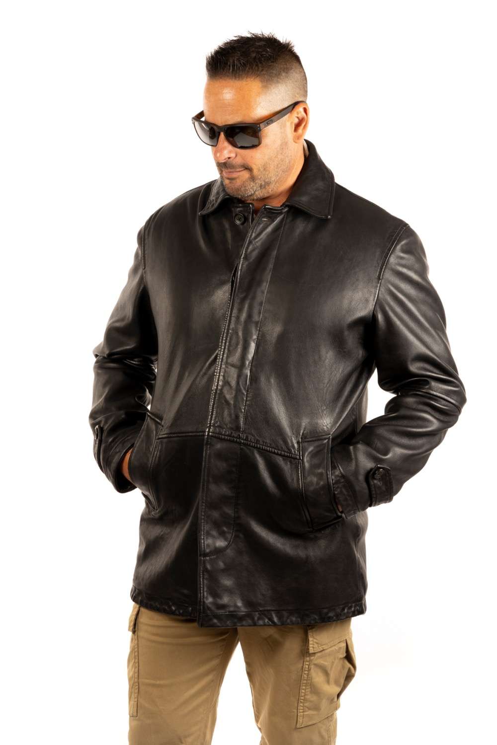 CHAQUETON DE PIEL PLUTON