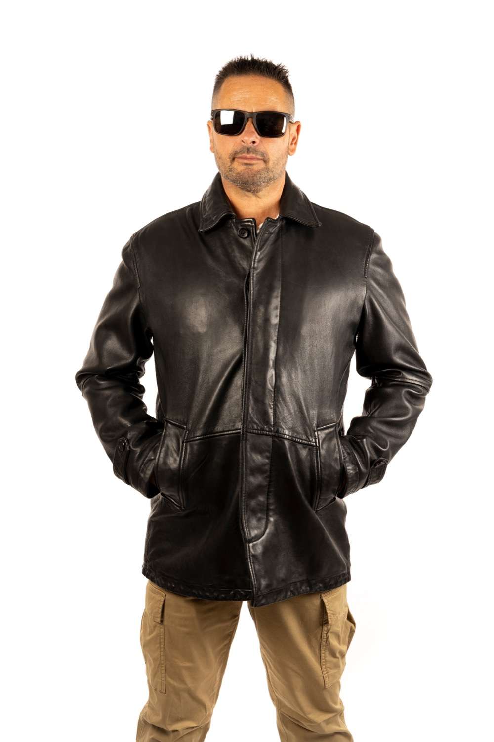 CHAQUETON DE PIEL PLUTON