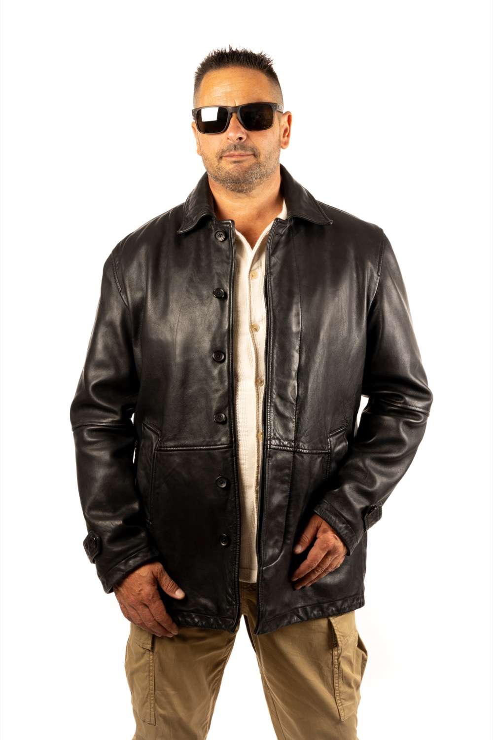 CHAQUETON DE PIEL PLUTON