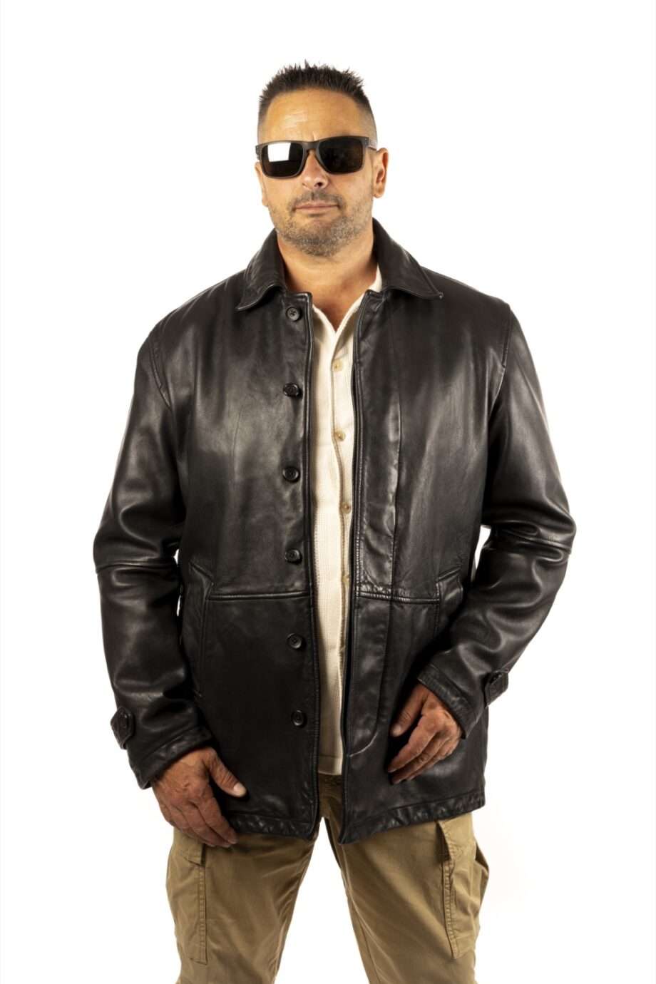 CHAQUETON DE PIEL PLUTON