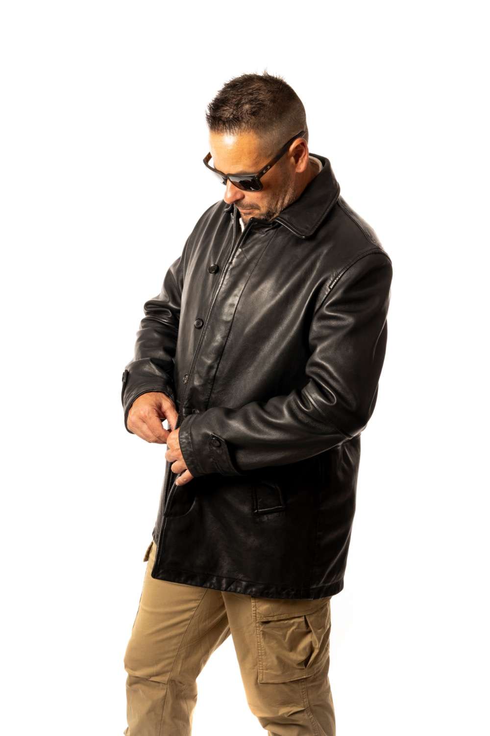 CHAQUETON DE PIEL PLUTON