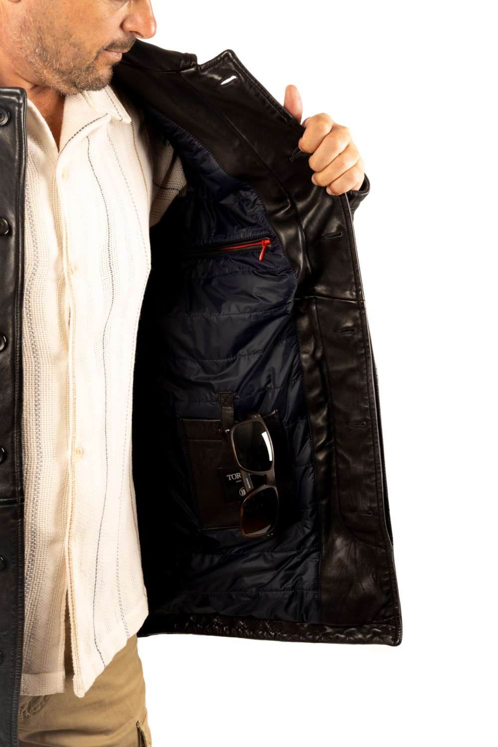 CHAQUETON DE PIEL PLUTON