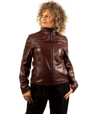 CHAQUETA DE PIEL OLA