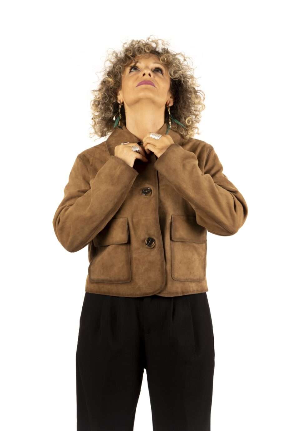 CHAQUETA DE ANTE RIVOLI
