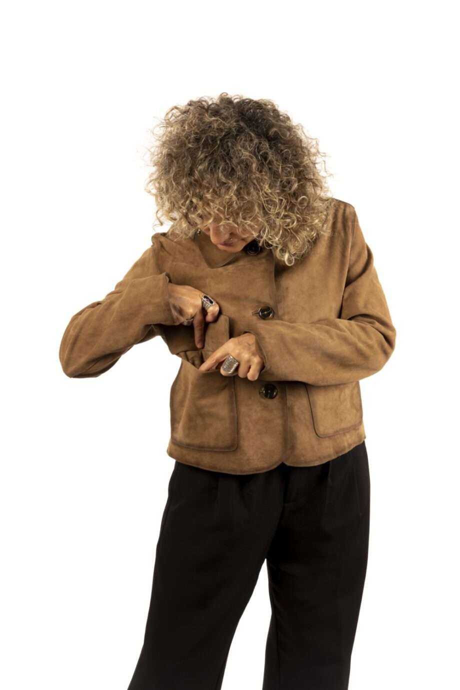 CHAQUETA DE ANTE RIVOLI