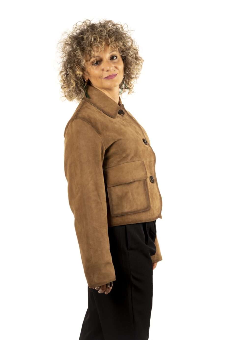 CHAQUETA DE ANTE RIVOLI