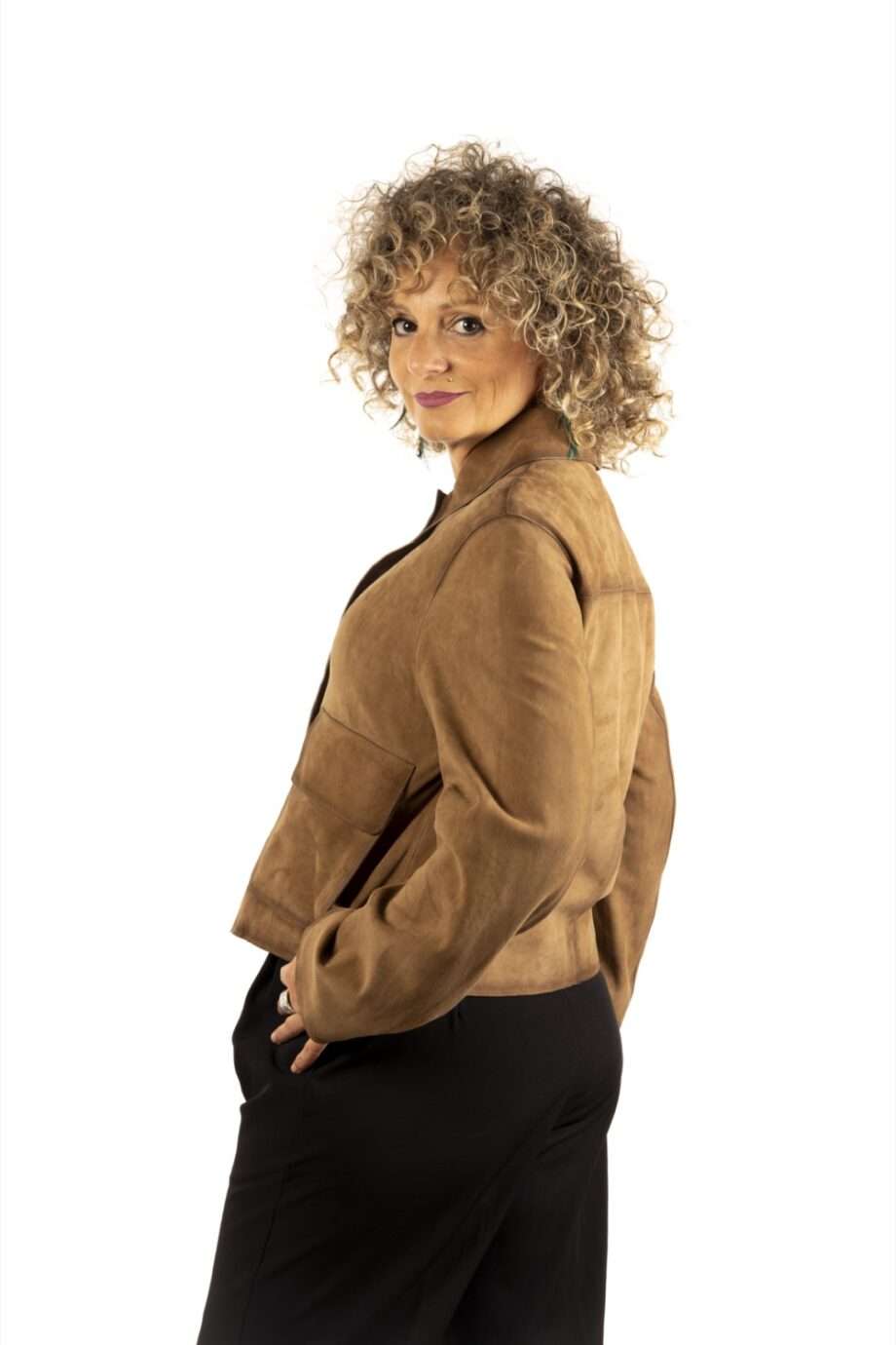 CHAQUETA DE ANTE RIVOLI