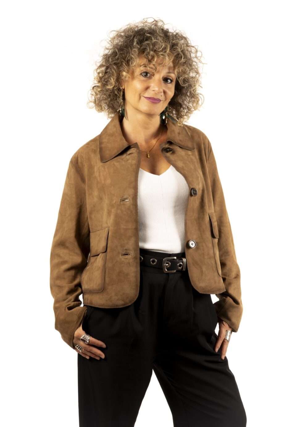CHAQUETA DE ANTE RIVOLI