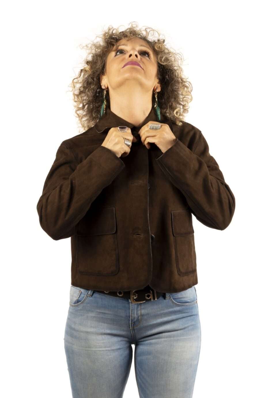 CHAQUETA DE ANTE RIVOLI