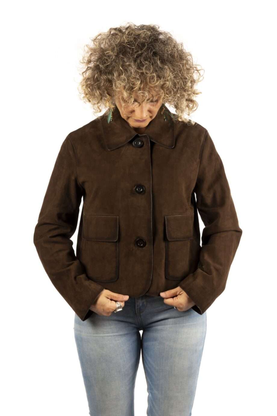 CHAQUETA DE ANTE RIVOLI