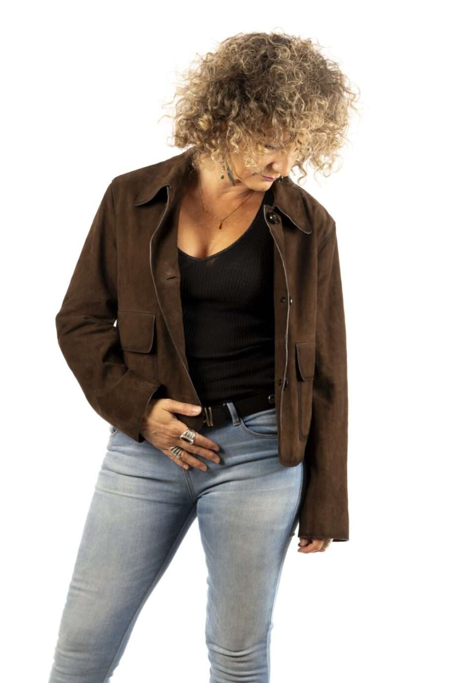 CHAQUETA DE ANTE RIVOLI