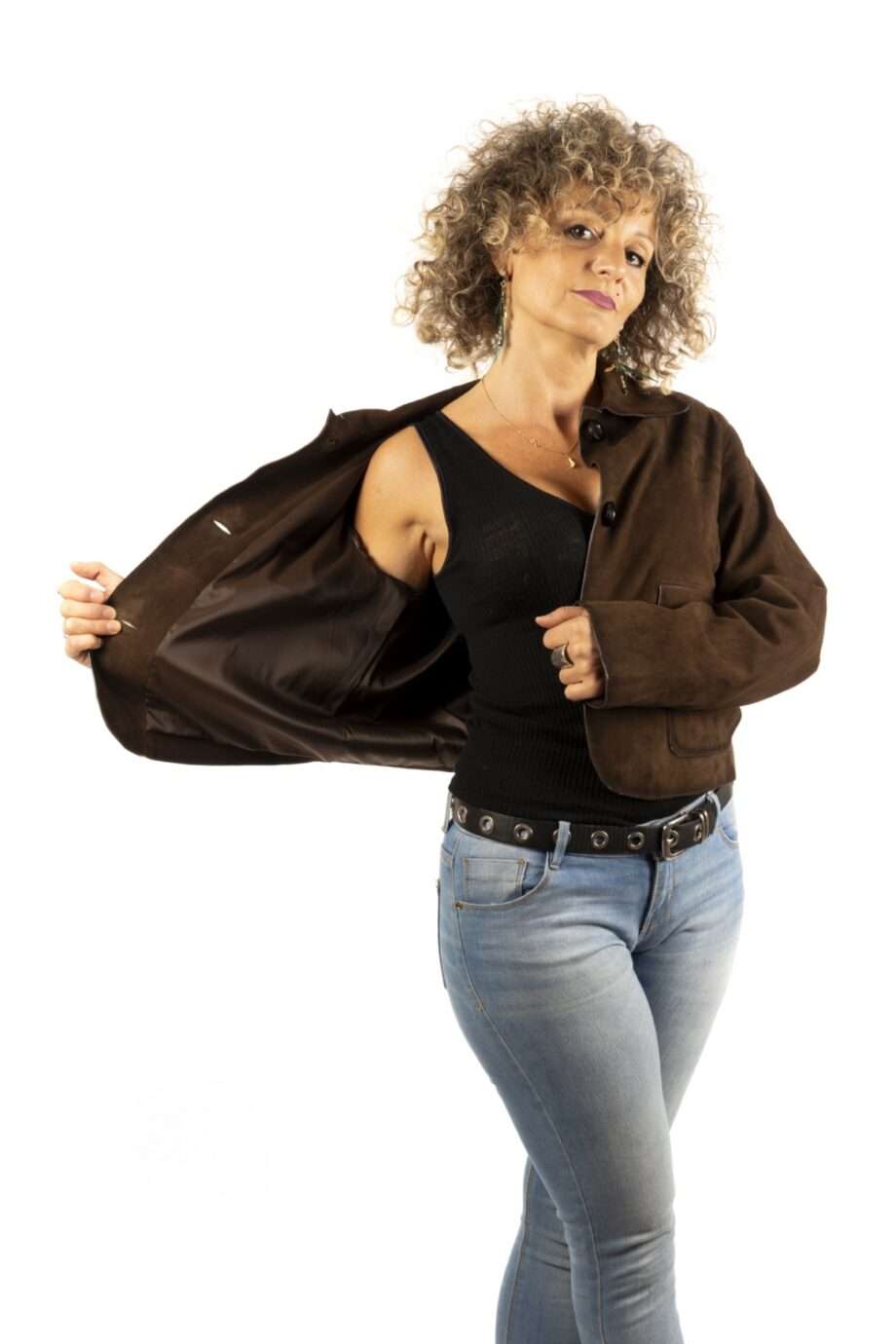 CHAQUETA DE ANTE RIVOLI