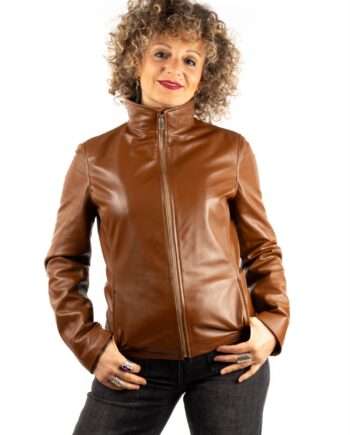 CHAQUETA DE PIEL OLA