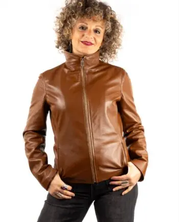 CHAQUETA DE PIEL OLA