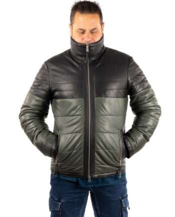 Chaqueta tipo plumón de piel HANDEL