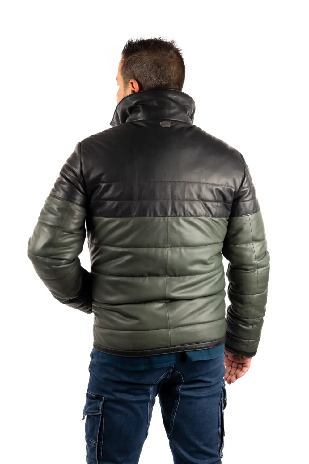 Chaqueta tipo plumón de piel HANDEL