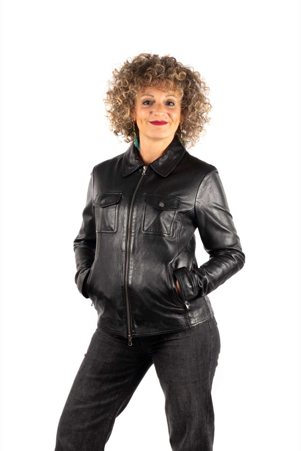 Chaqueta de piel BETHANY