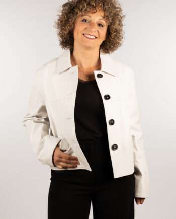 Chaqueta para mujer con acabado en ante o napa CHLOE