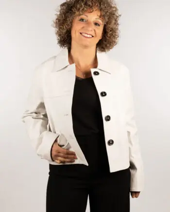 Chaqueta para mujer con acabado en ante o napa CHLOE