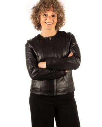 Chaqueta de napa para mujer diseño minimalista MONACO